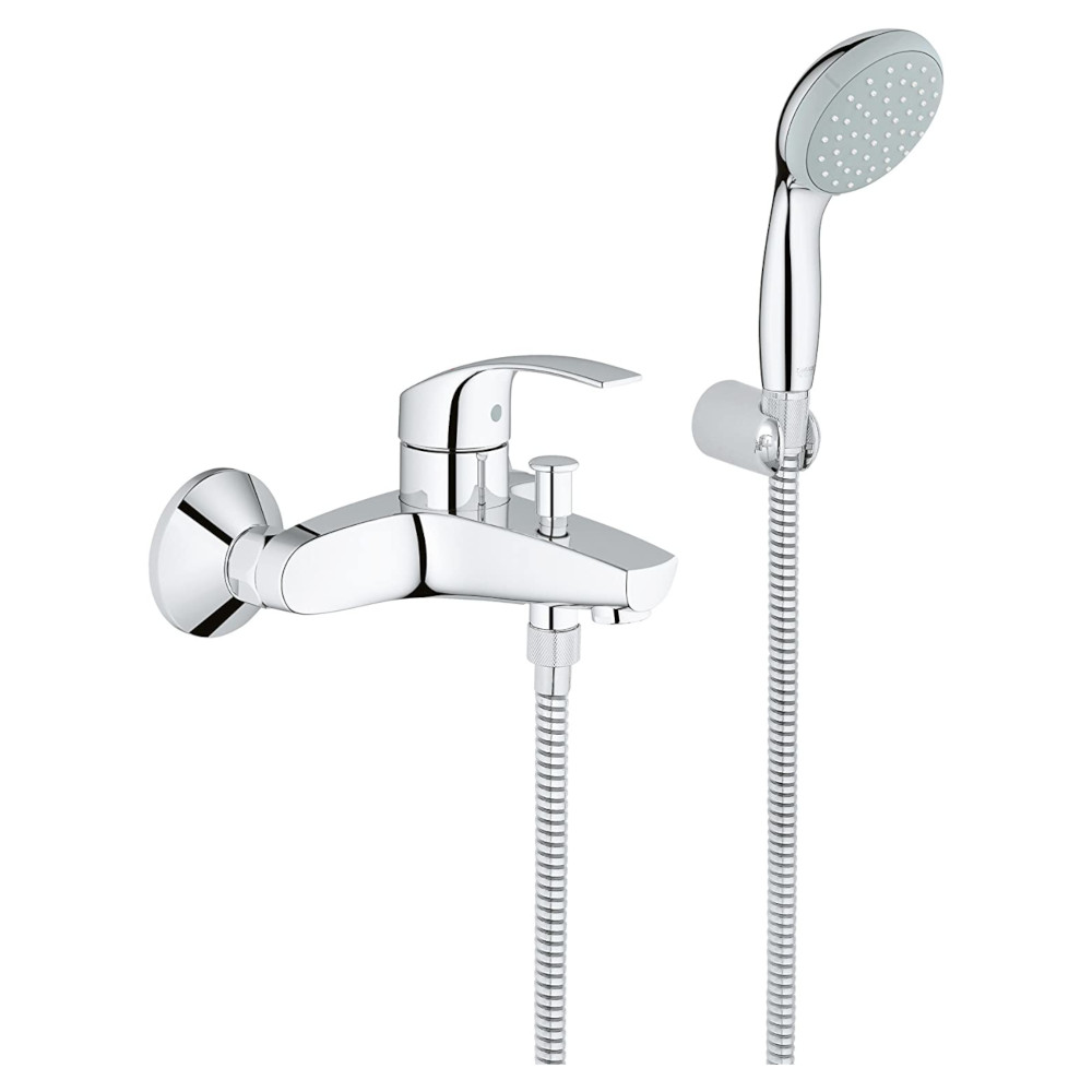 Miscelatore Monocomando per Vasca a Parete GROHE - Serie Eurosmart Cromato